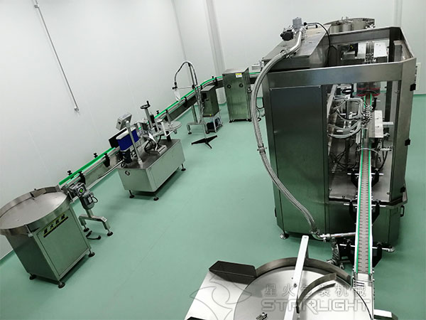 液体灌装生产线案例现场实拍