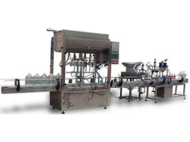 6头灌装(食用油)压盖旋盖机