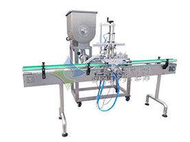 双头卧式搅拌辣椒酱灌装机