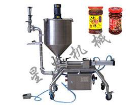半自动颗粒酱状灌装机