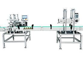 4头齿轮泵液体灌装压盖生产线