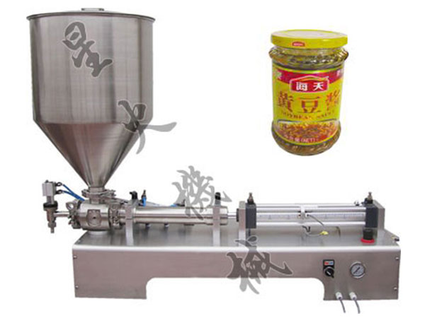 黄酱单头膏体灌装机